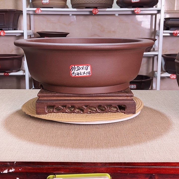 紫砂花盆紫砂花盆