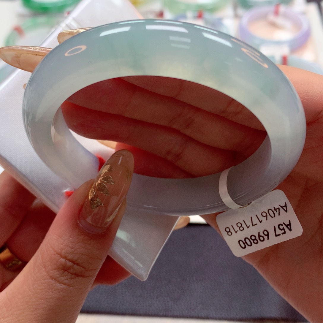 翡翠手镯未镶嵌22（35号）