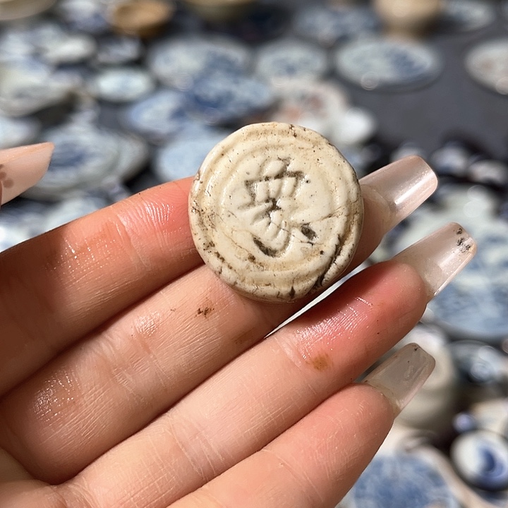 瓷片瓷片茶托喝茶不错