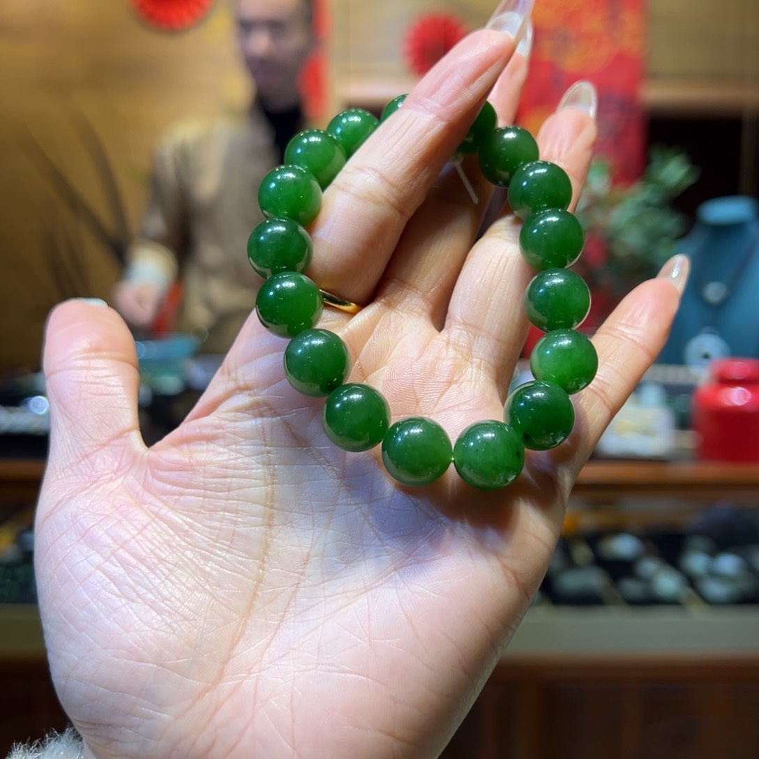 和田玉手链未镶嵌12.5