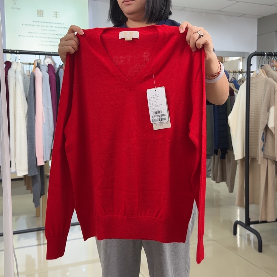 纯羊绒保暖精纺M码110斤091