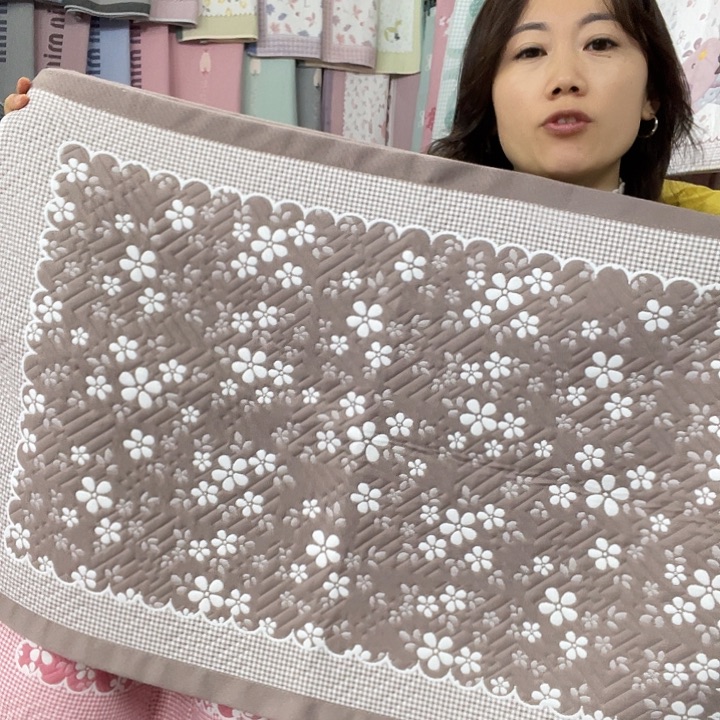 棉特价促销咖色雪花