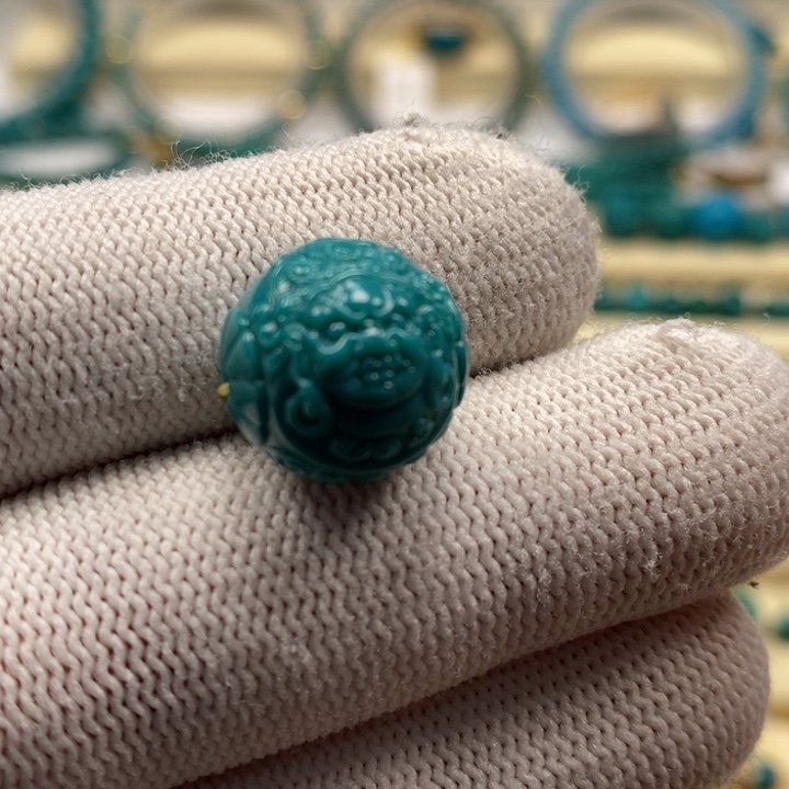 绿松石珠宝奇石未镶嵌A653