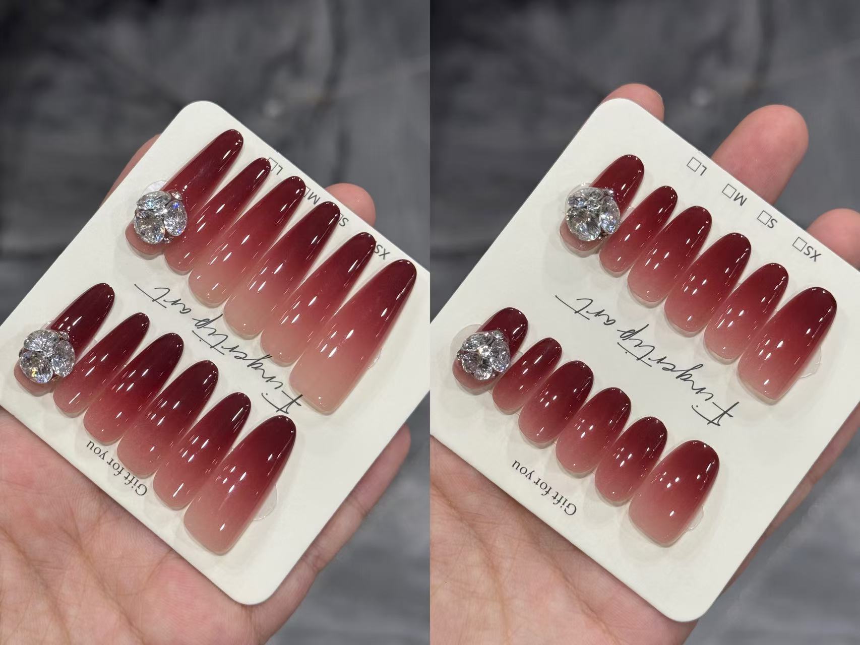 【阿玛尼405】十二指替换 拍拍渐变  LINBEI林北手工穿戴甲