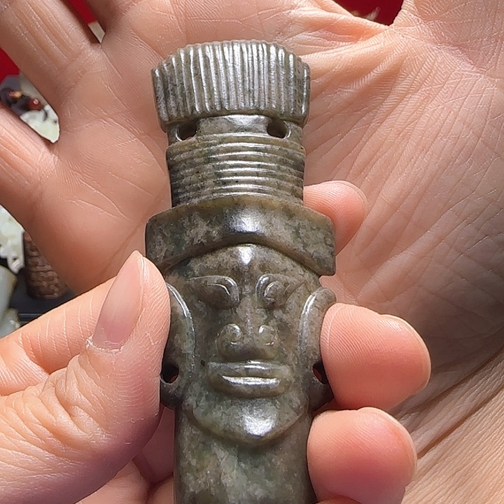 和田玉车挂未镶嵌