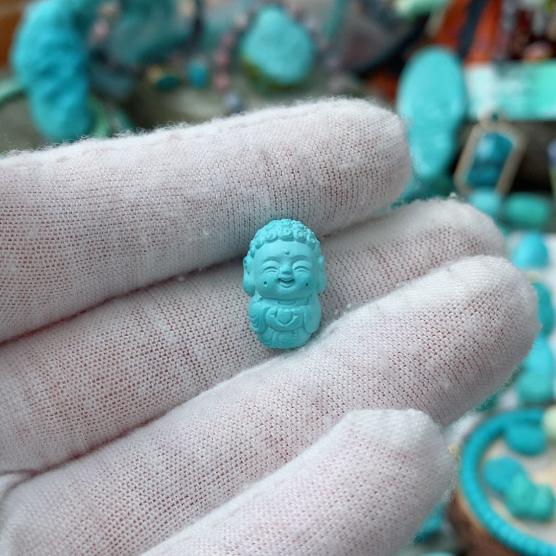 绿松石珠宝奇石未镶嵌