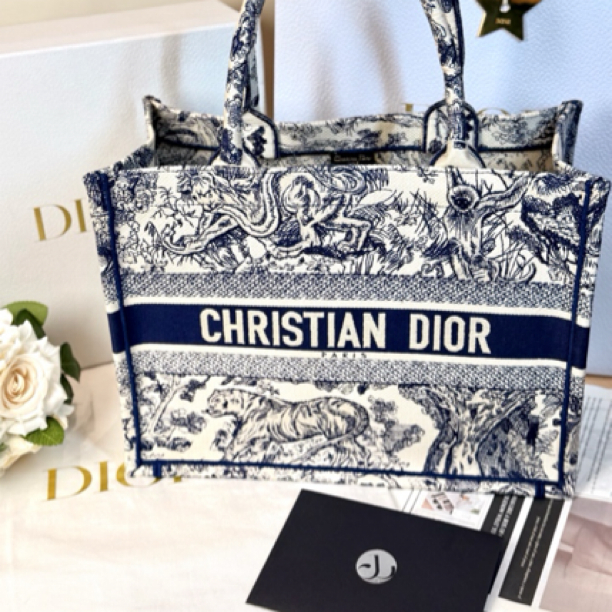 95新 DIOR/迪奥 动物园 托特/JW3650