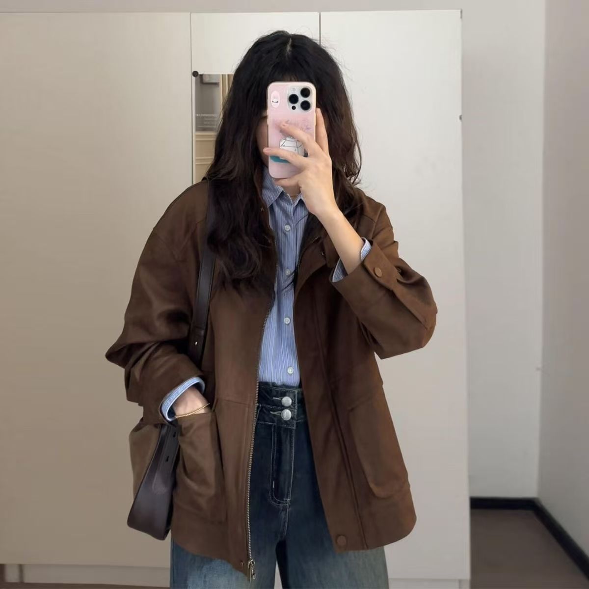 秋冬季韩系短款上衣1301-1400