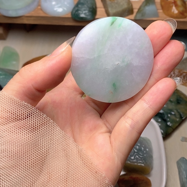 翡翠未镶嵌颈饰天然