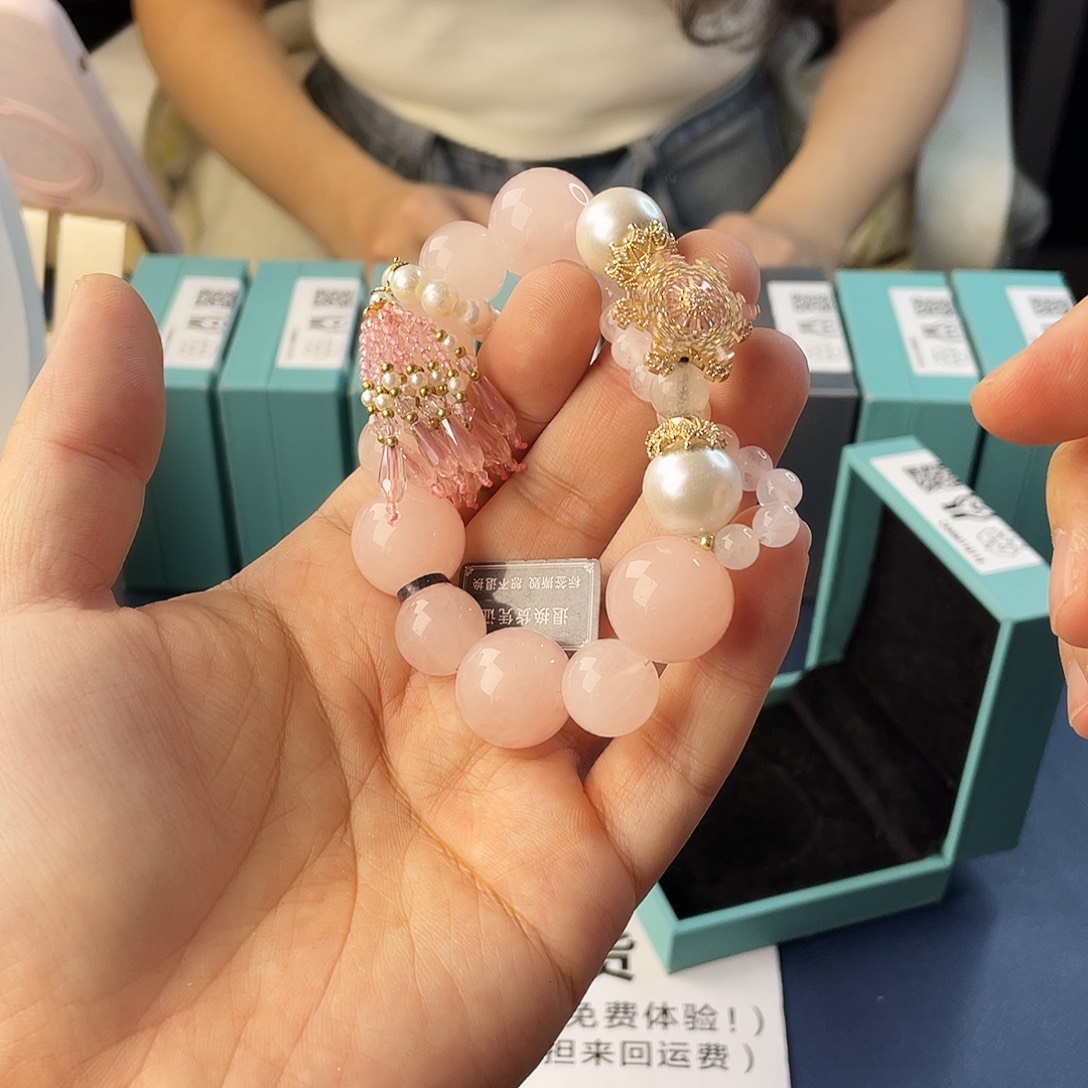 水晶银S925镶嵌手链