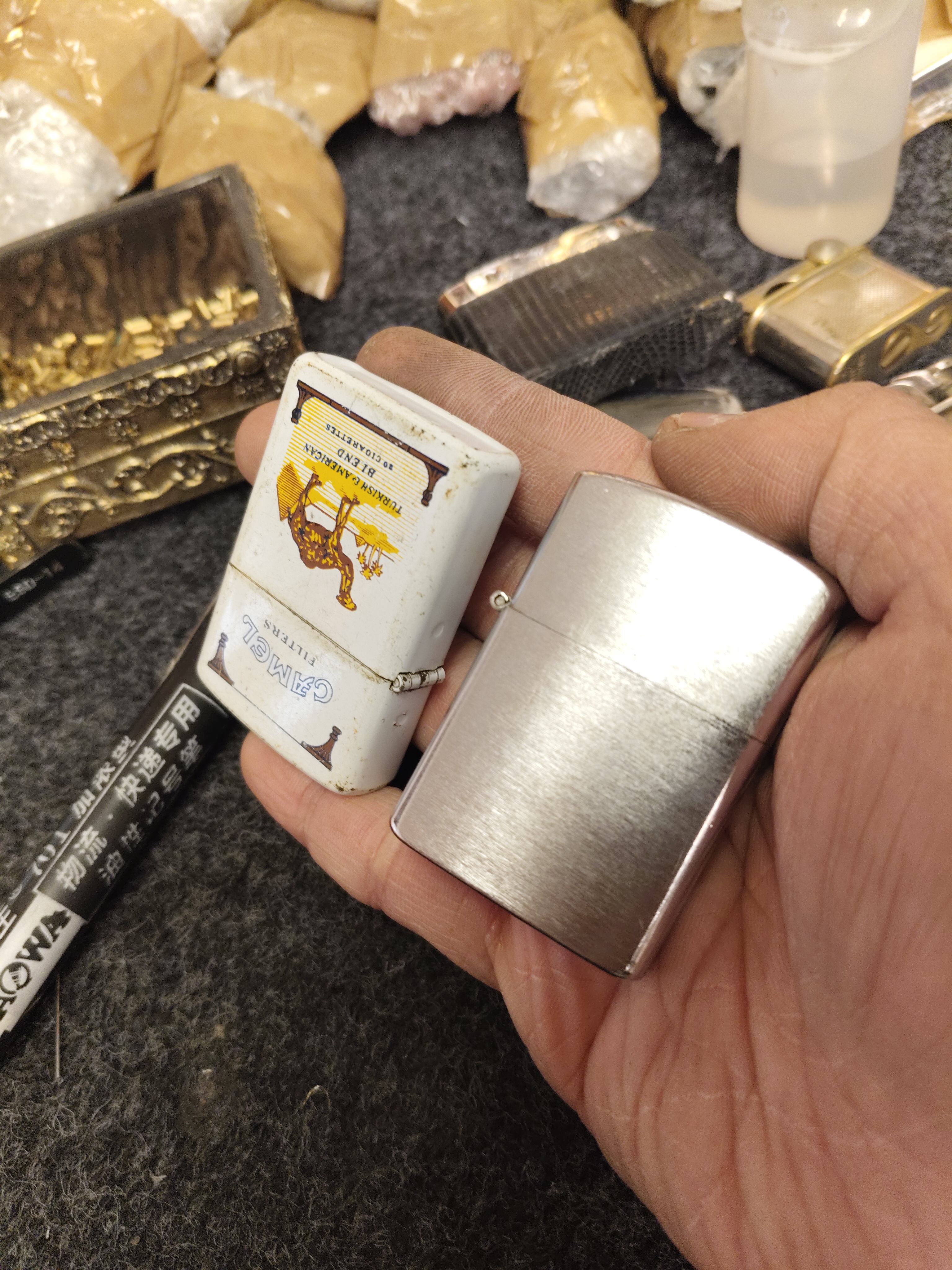 古董打火机-翻盖机