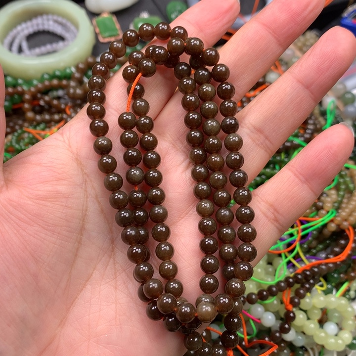 和田玉未镶嵌手链38