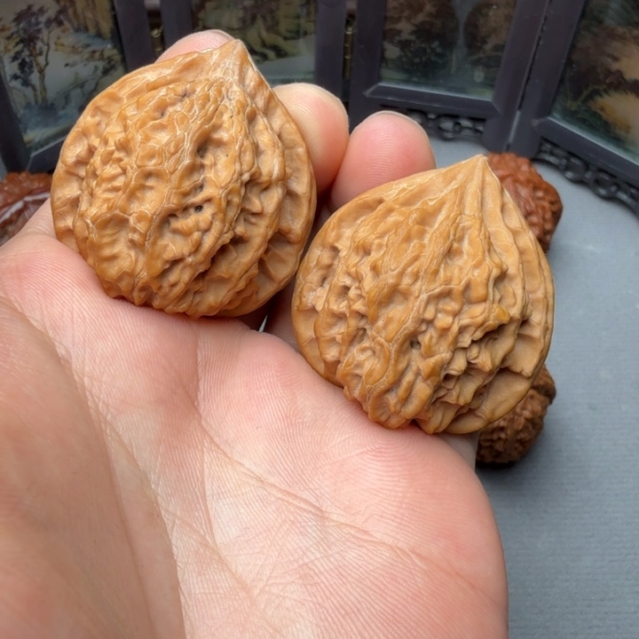 吊坠文玩核桃野核兴隆野帽子37