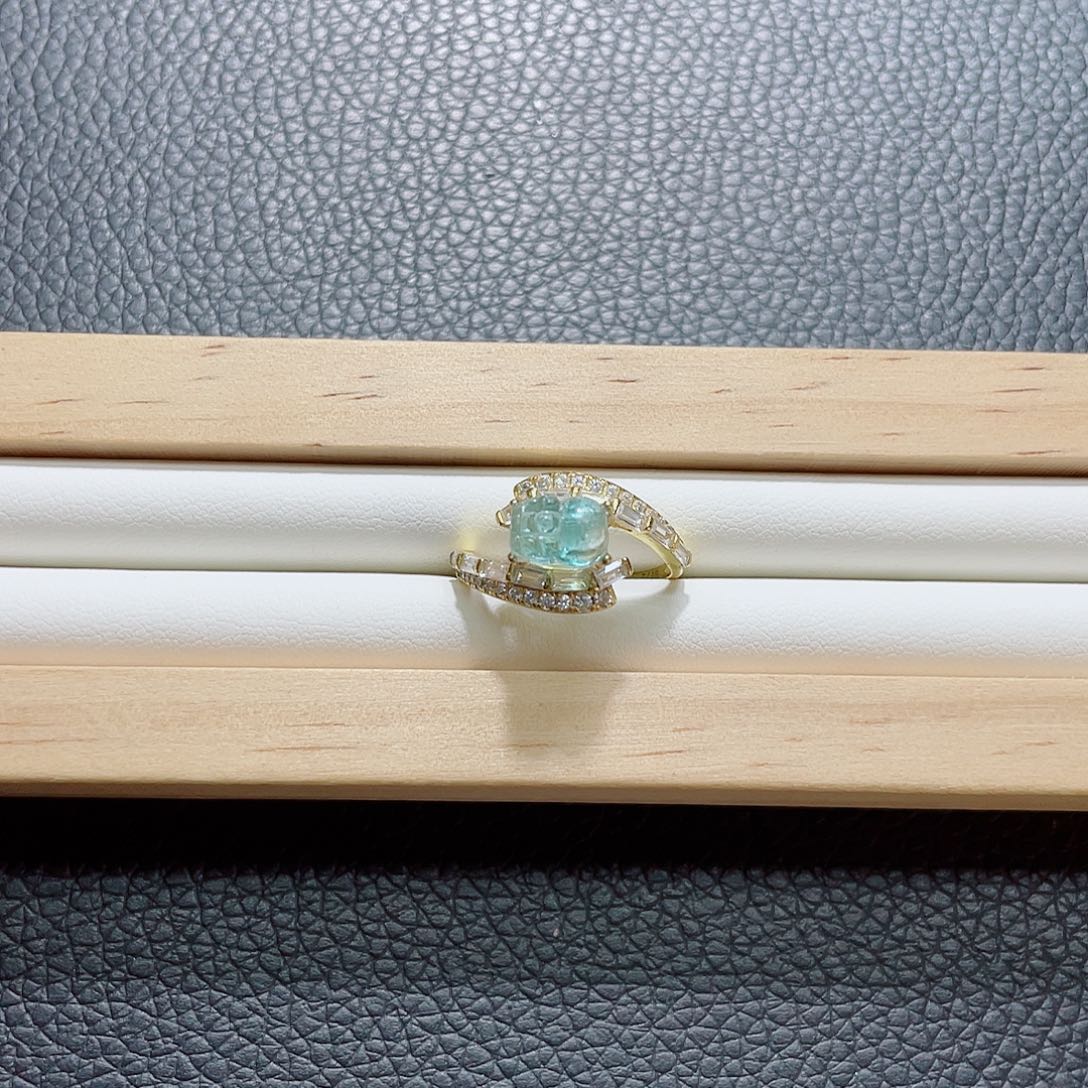 碧玺戒指未镶嵌碧玺戒指