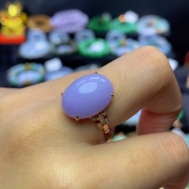 翡翠手链18K金镶嵌翡翠