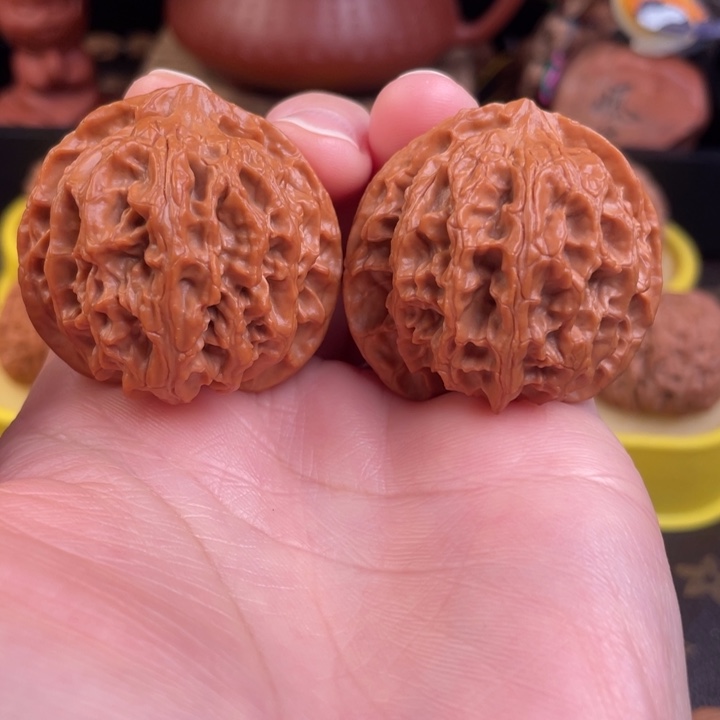 吊坠文玩核桃苹果园41