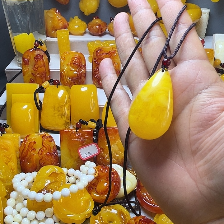 飘花水滴挂件 服饰配饰