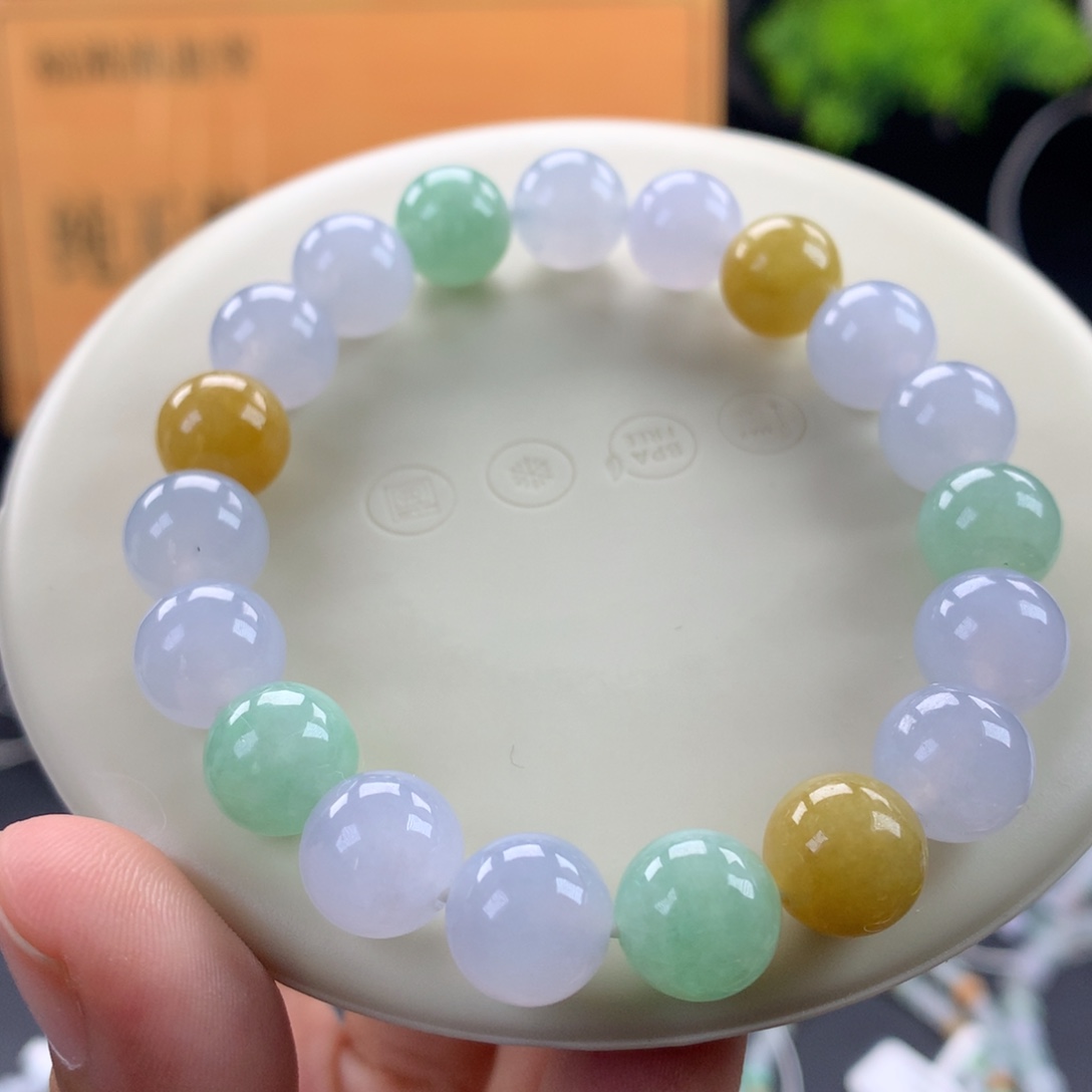 翡翠未镶嵌手链卡10