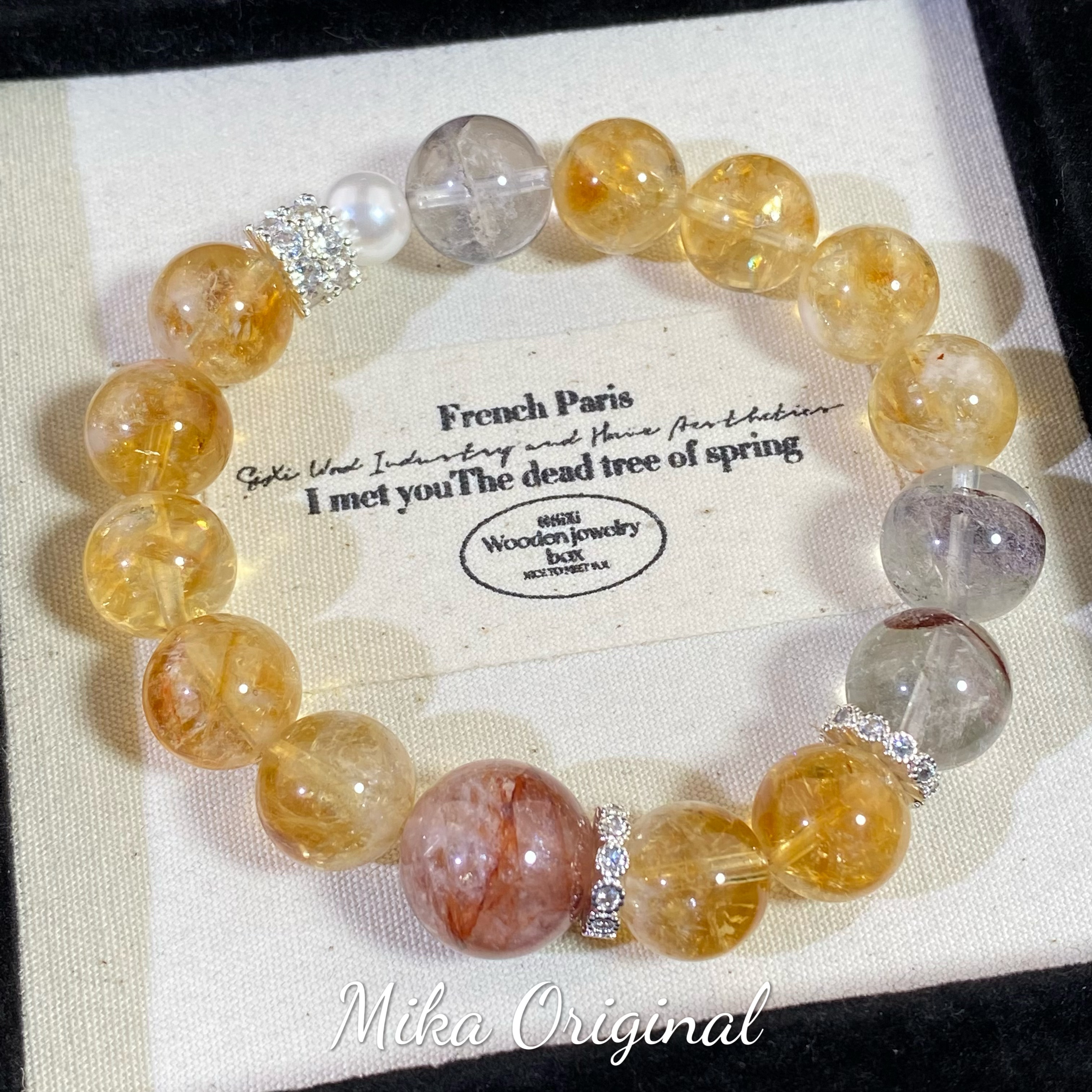 【晚霞】水晶手串 个性气质多样性发一颜色微差