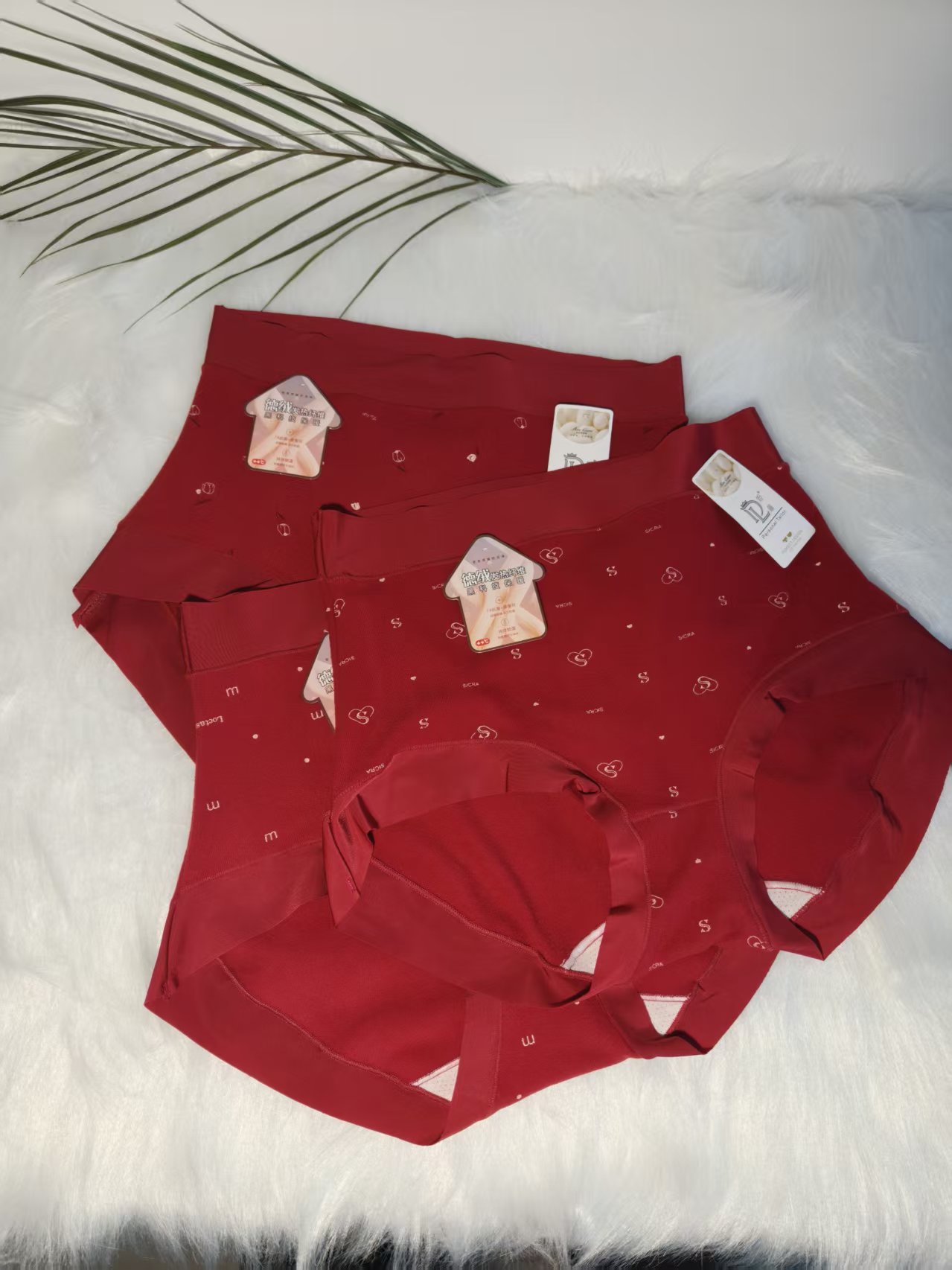 【玲姐专属】两条装中高腰高品质三角夏季蕾丝性感透气包臀大码内裤