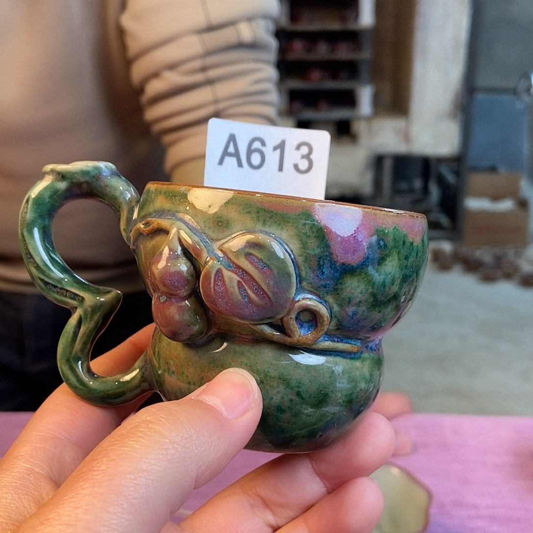 瓷片钧瓷主人杯杯