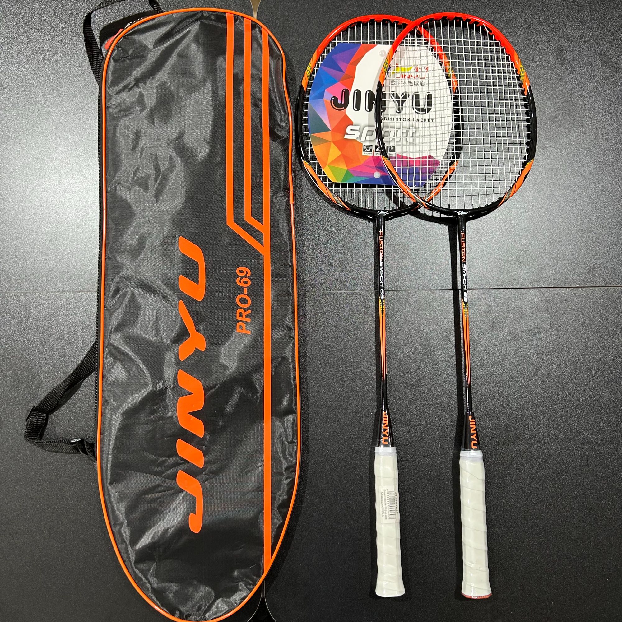 碳素超轻耐打羽毛球拍成人初学训练碳素一体双拍