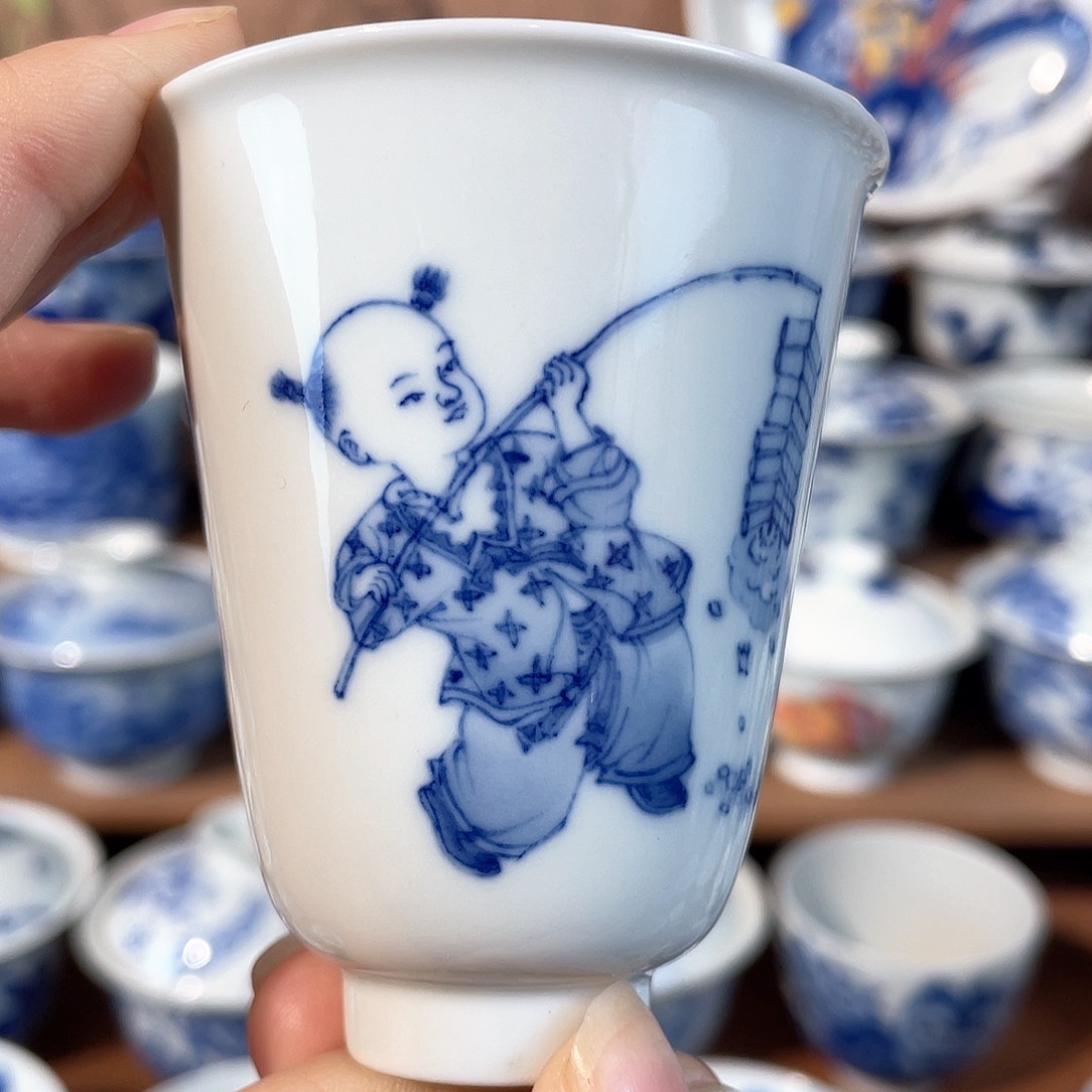 拾藝致物童子闹春图