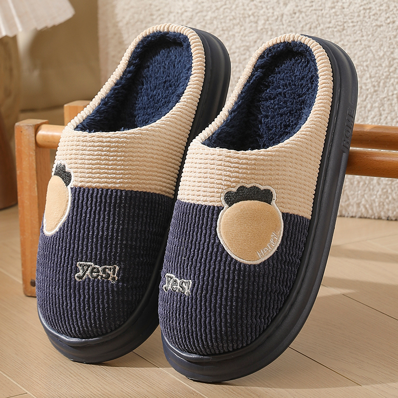 2025新款棉拖鞋男士冬季居家防滑厚底加厚保暖室内棉拖鞋爆款冬天