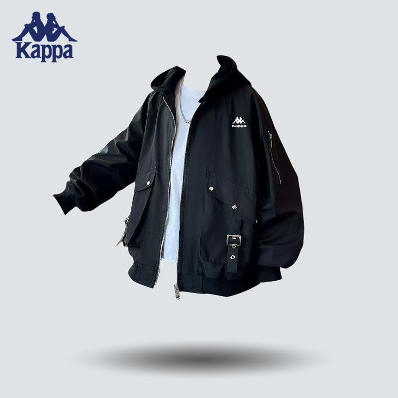 Kappa Kids【卡帕专卖实体】秋季户外夹克机车服外套