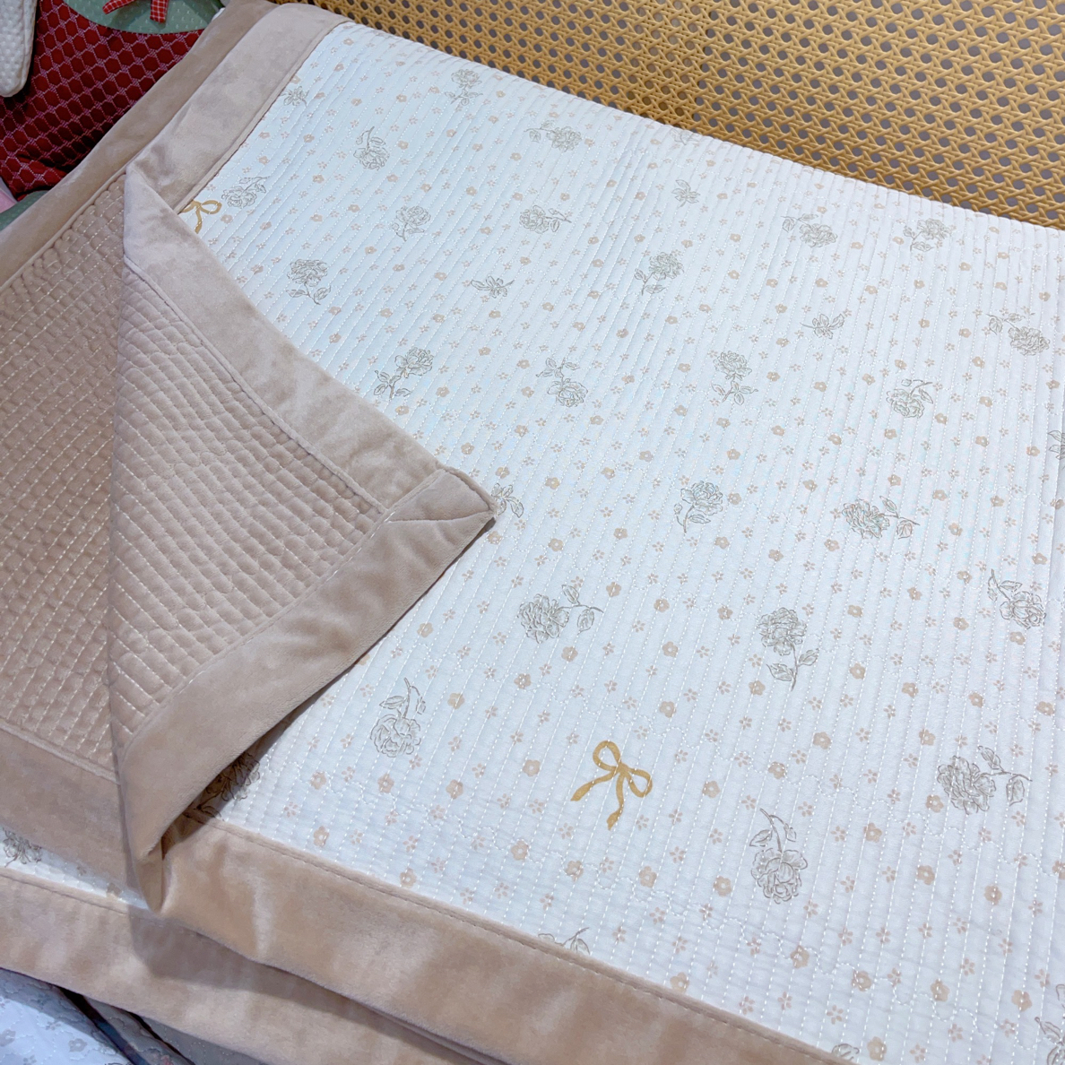 高品质 天丝➕绒床盖230×250加大尺寸