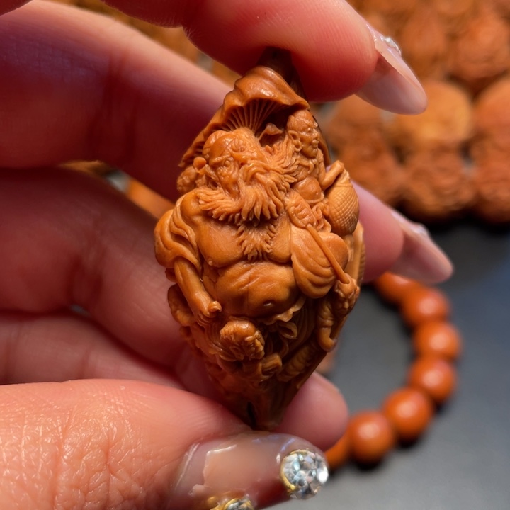 【闪购商品】橄榄核手串/手链钟馗夜巡