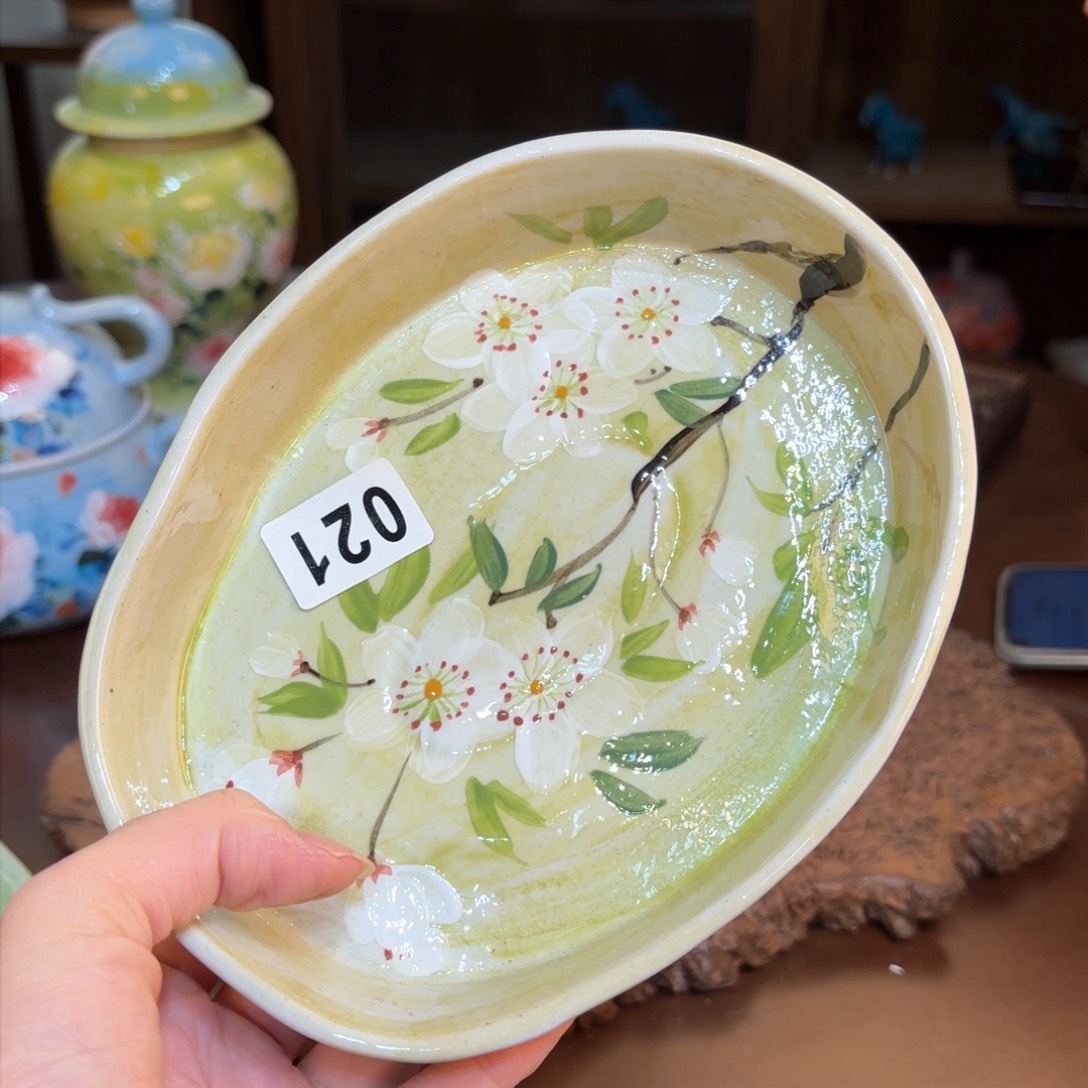 景德镇手绘高温釉下彩陶瓷茶具