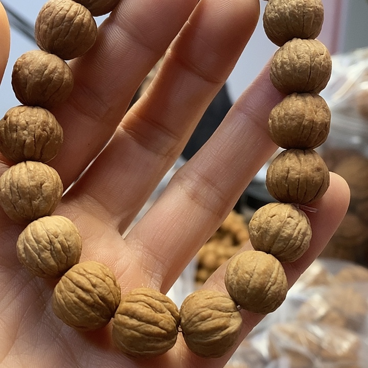 把件文玩核桃猴头铁锤手串