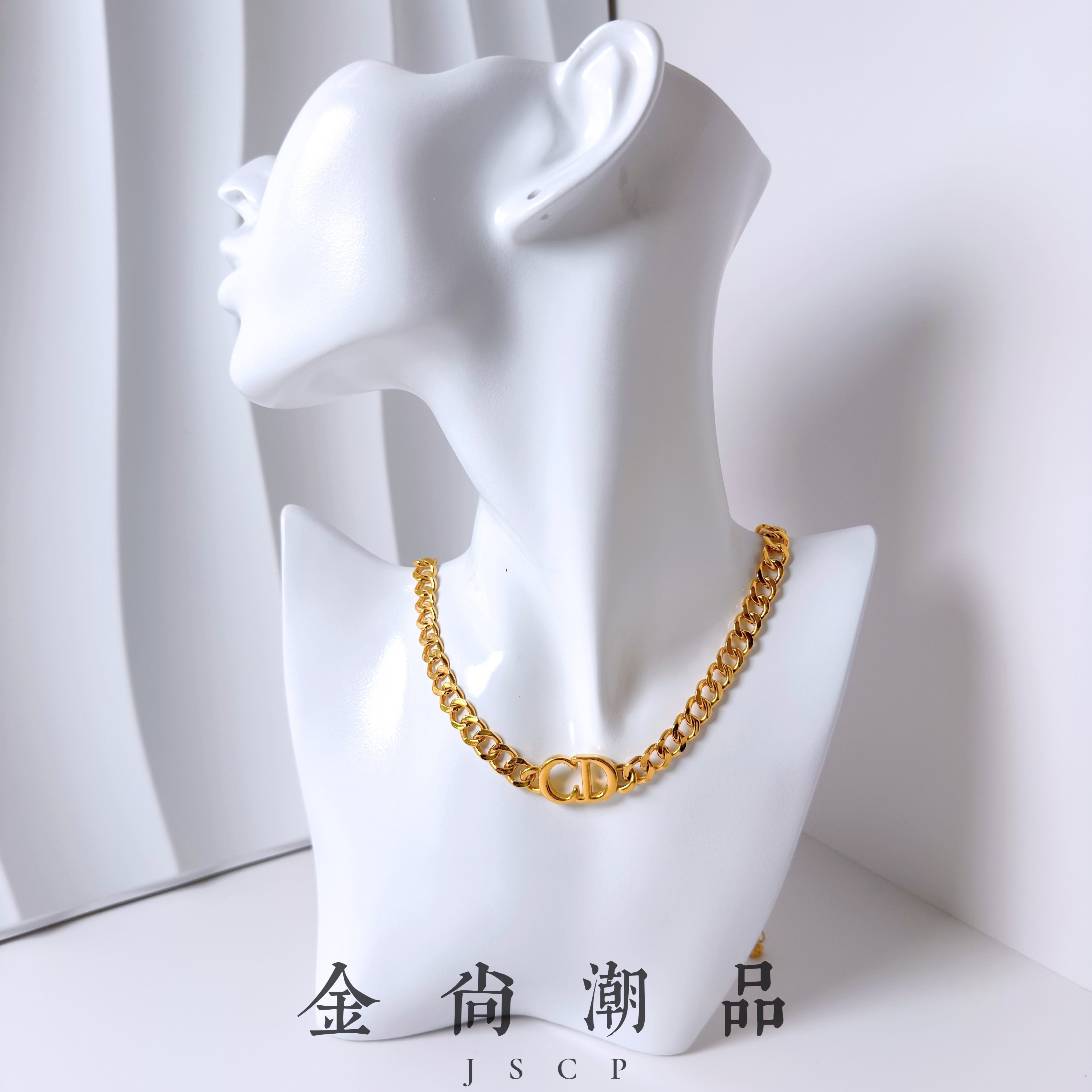 【CD古巴项链】足金999黄金5D无氰工艺CD古巴项链