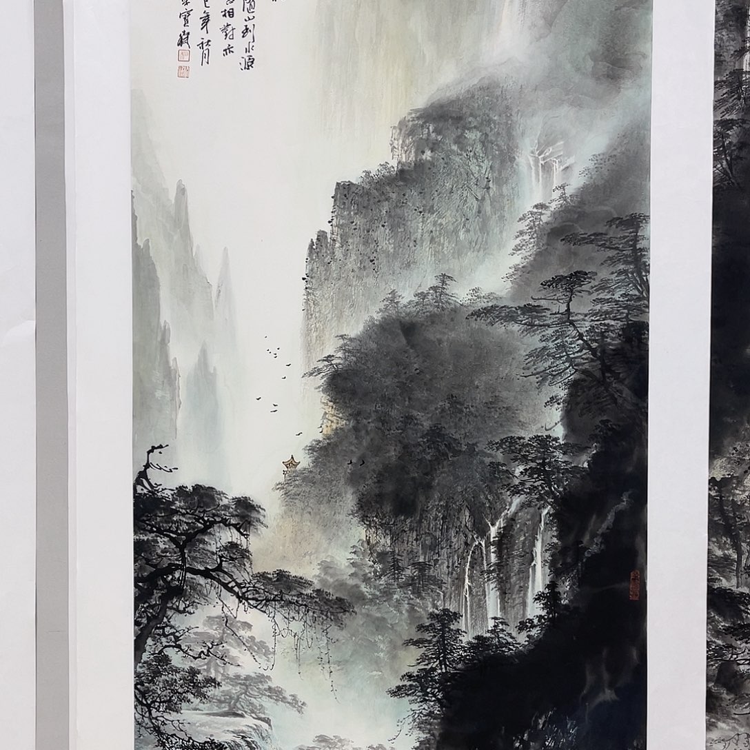 食***械国画黎俸禄140/70水墨山水