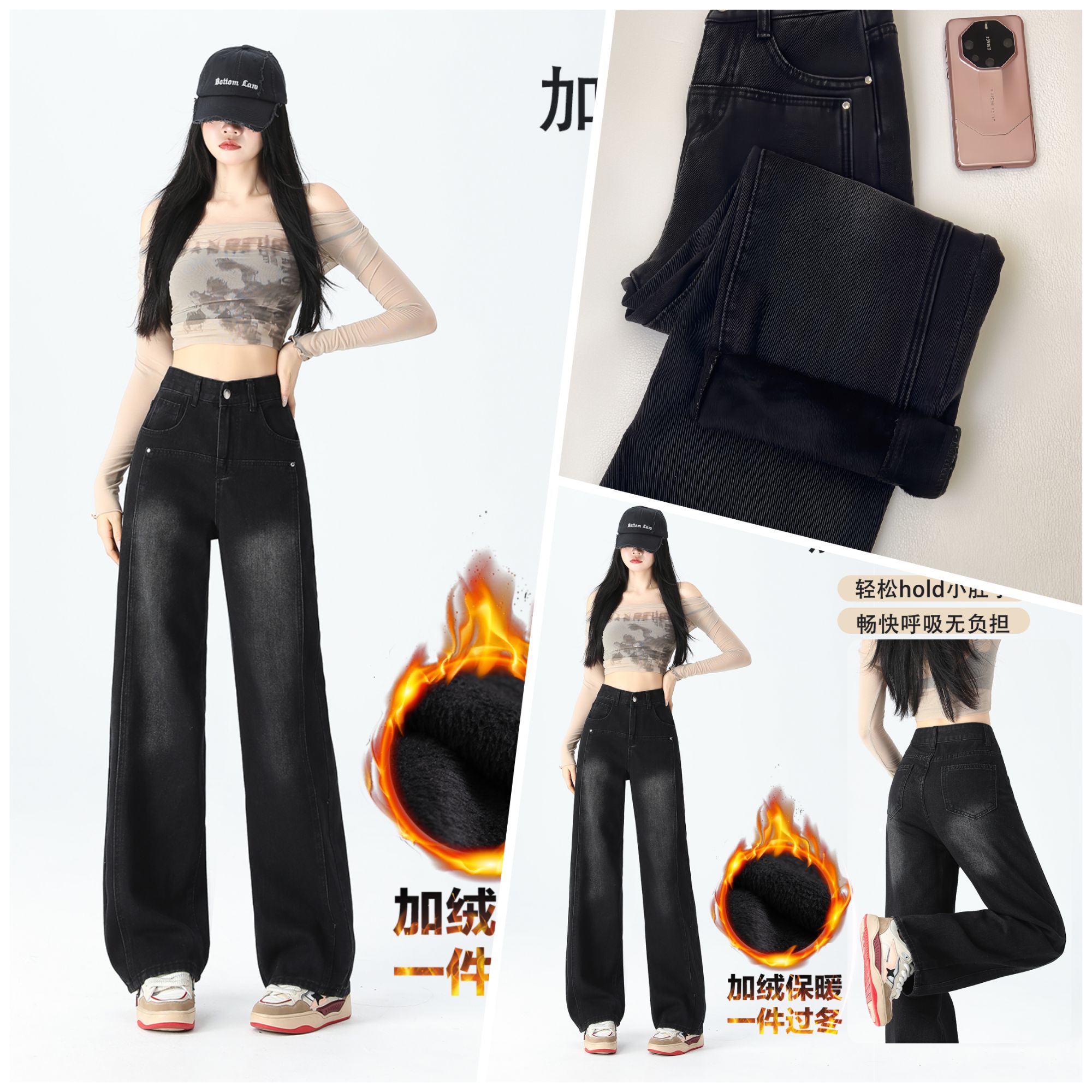 怡青创意3【有运费险 不带腰带】甜酷街头vibe暖系冬日松弛感百搭