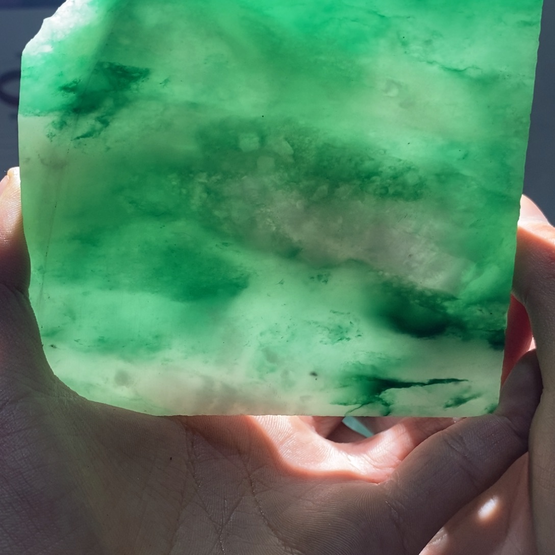 丽***人定制石英质玉（非洲翠）