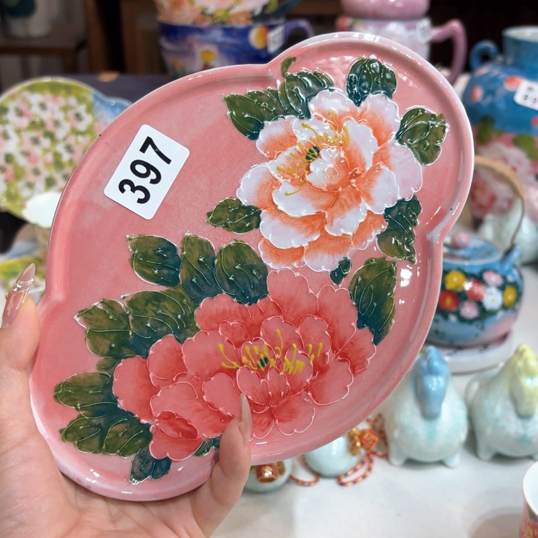 景德镇手绘高温釉下彩陶瓷茶具