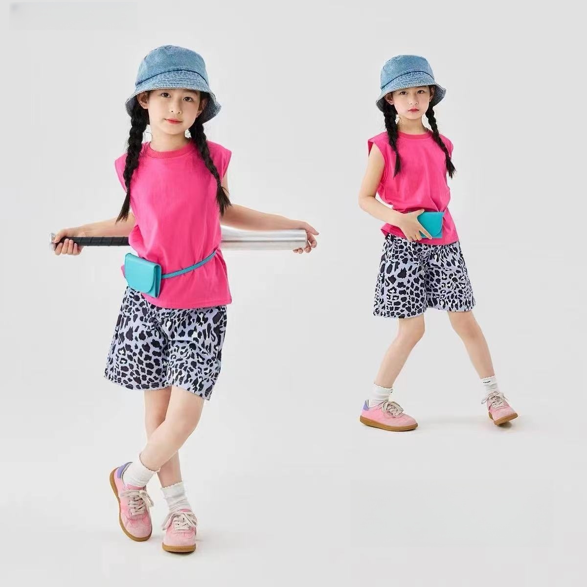 儿童2025夏季新款时尚百搭休闲短裤B2345