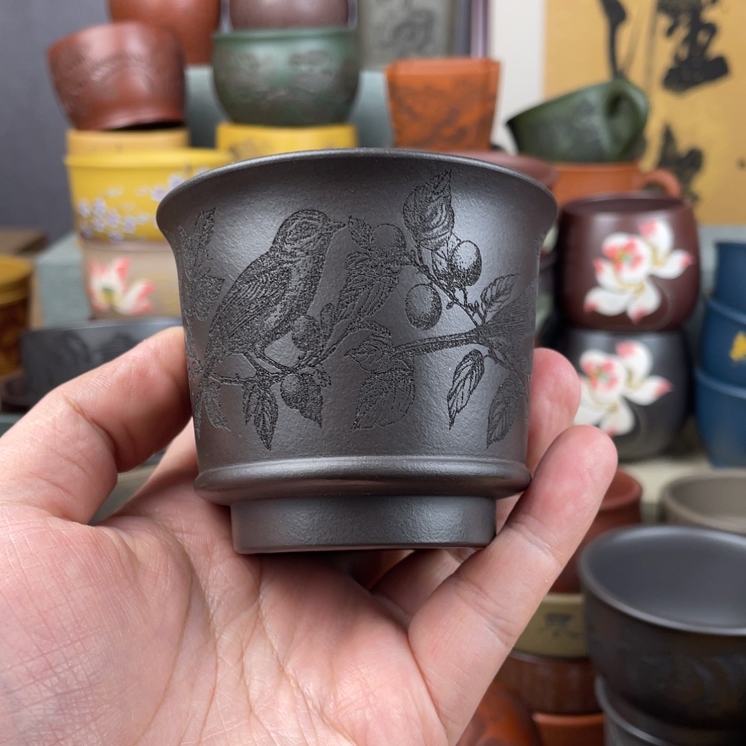 紫砂茶杯紫砂茶杯