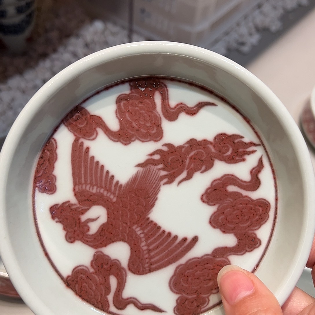 微瑕畅怀堂原矿釉里红