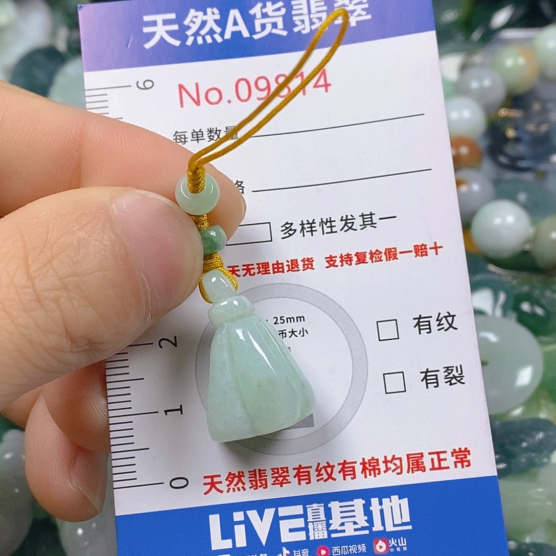 翡翠颈饰未镶嵌天然翡翠