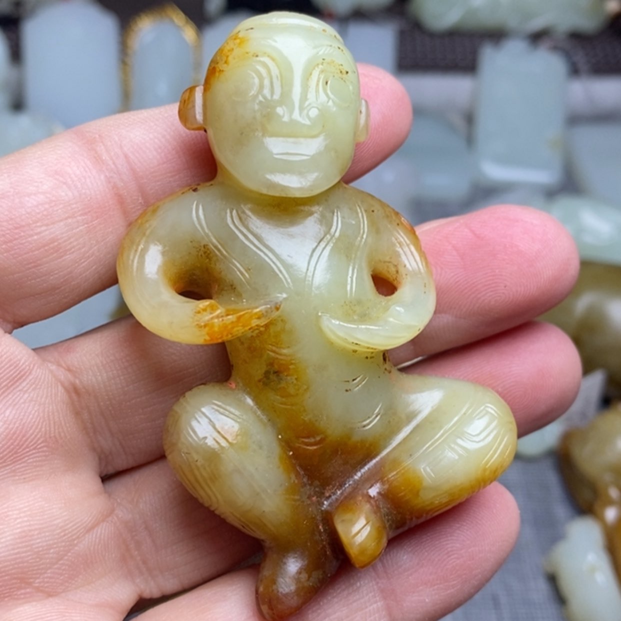 【闪购商品】和田玉（糖玉）颈饰未镶嵌