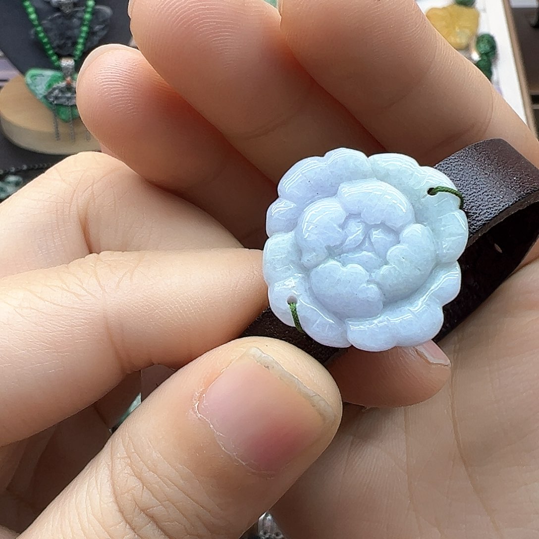 翡翠戒指未镶嵌炸