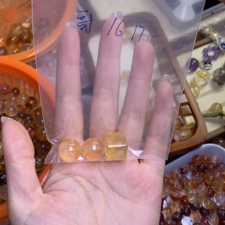 哥***鸡水晶手链未镶嵌散珠