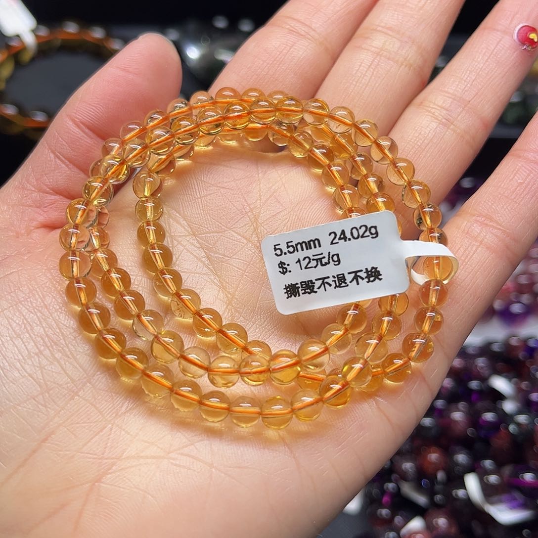 水晶手链未镶嵌?****手链