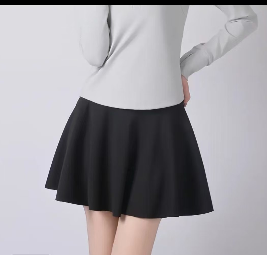 半身裙女春夏新款显瘦速干防走光