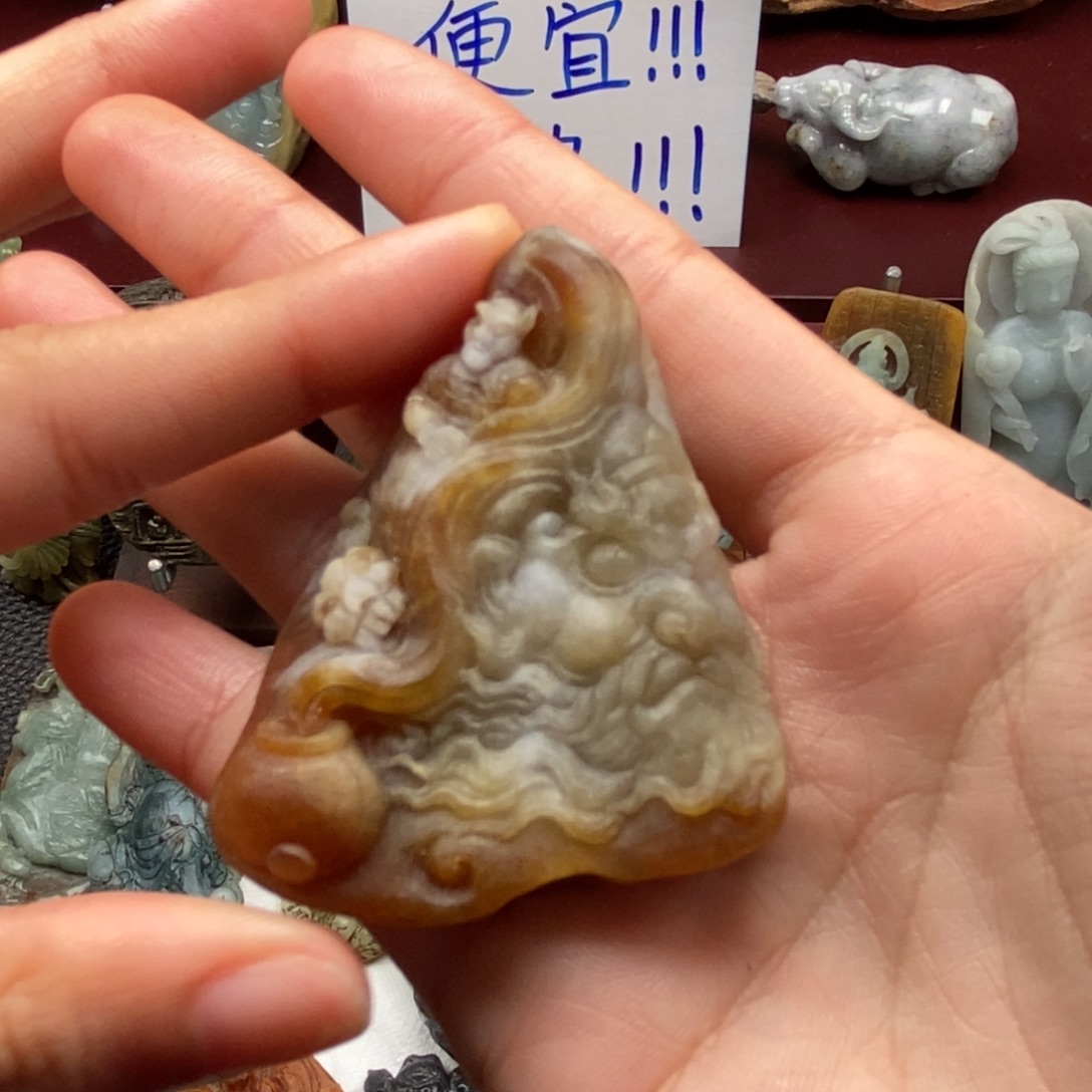 黑***风定制翡翠未镶嵌天然缅料a货翡翠
