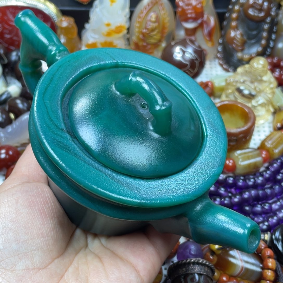 玛瑙/玉髓颈饰未镶嵌麒****馆