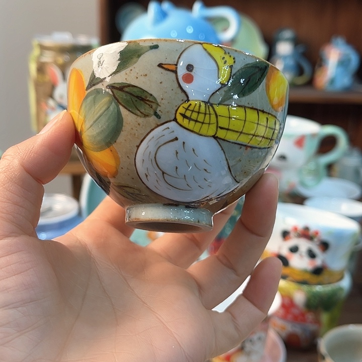 陶景德镇釉下手绘陶瓷 